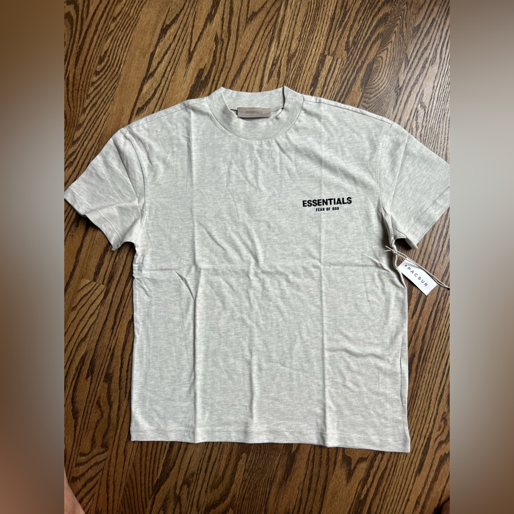 Fear of God Essentials Light Oatmeal Tee
